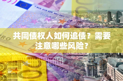武汉共同债权人如何追债？需要注意哪些风险？