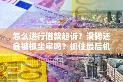 武汉怎么进行借款起诉？没钱还会被抓坐牢吗？抓住最后机会！