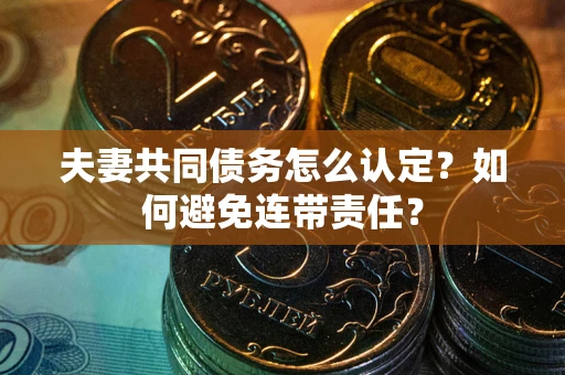 武汉夫妻共同债务怎么认定？如何避免连带责任？