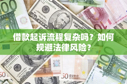 武汉借款起诉流程复杂吗？如何规避法律风险？
