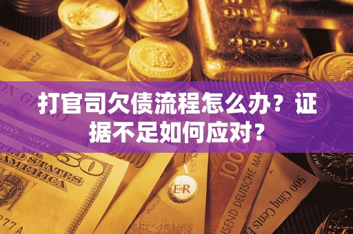 武汉打官司欠债流程怎么办？证据不足如何应对？