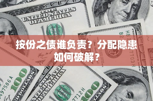 武汉按份之债谁负责？分配隐患如何破解？