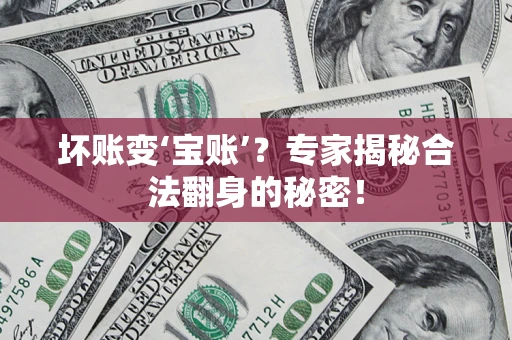 武汉坏账变‘宝账’？专家揭秘合法翻身的秘密！