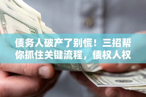 武汉债务人破产了别慌！三招帮你抓住关键流程，债权人权益不再缩水