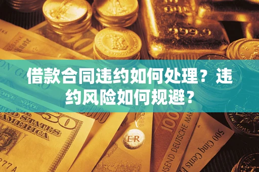 武汉借款合同违约如何处理？违约风险如何规避？