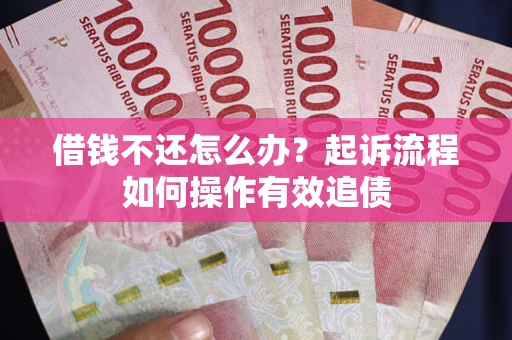 武汉借钱不还怎么办？起诉流程如何操作有效追债