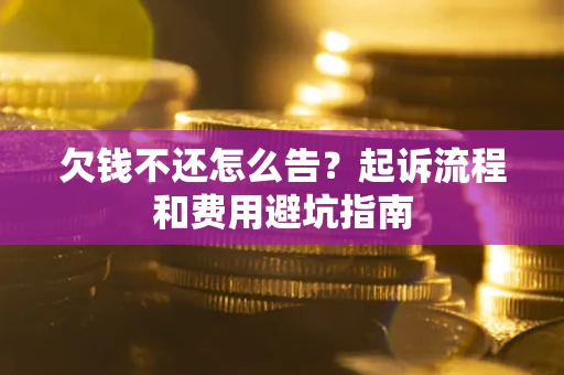 武汉欠钱不还怎么告?起诉流程和费用避坑指南 武汉欠钱不还怎么告?起诉流程和费用避坑指南