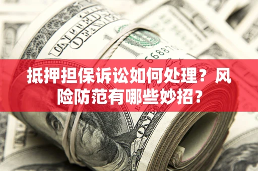 武汉抵押担保诉讼如何处理？风险防范有哪些妙招？